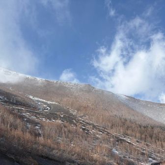雪煙りといふより砂煙り