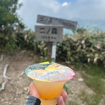 凍らしたゼリー。冷たくて美味しかった。