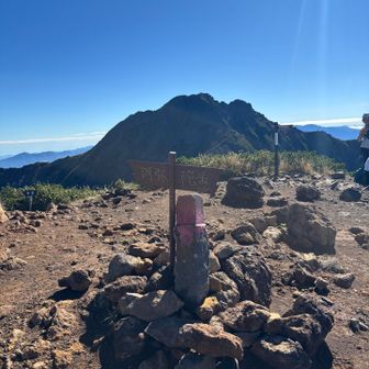 阿弥陀岳から赤岳を望む②