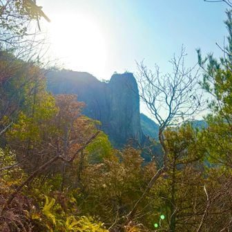 あれが百丈岩か🪨？