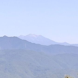 こちらからも御嶽が見える。