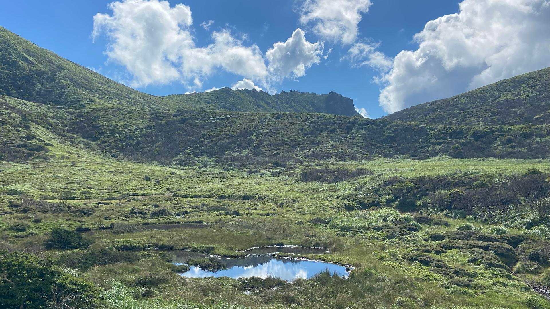 牧ノ戸峠-大曲登山口-諏蛾守越-三俣山-坊がつる炊事場-北 周回コースの写真