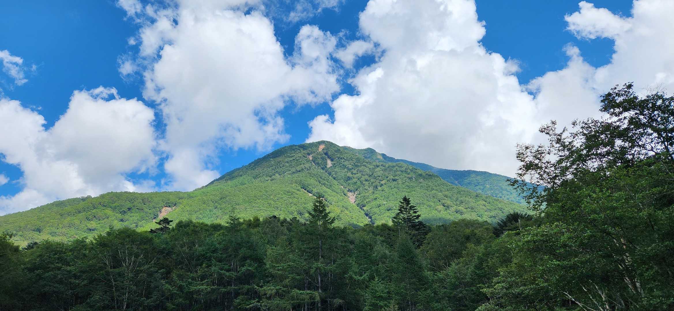 途中で大真名子山を撮りました😉よくあそこまで行ったな…😅