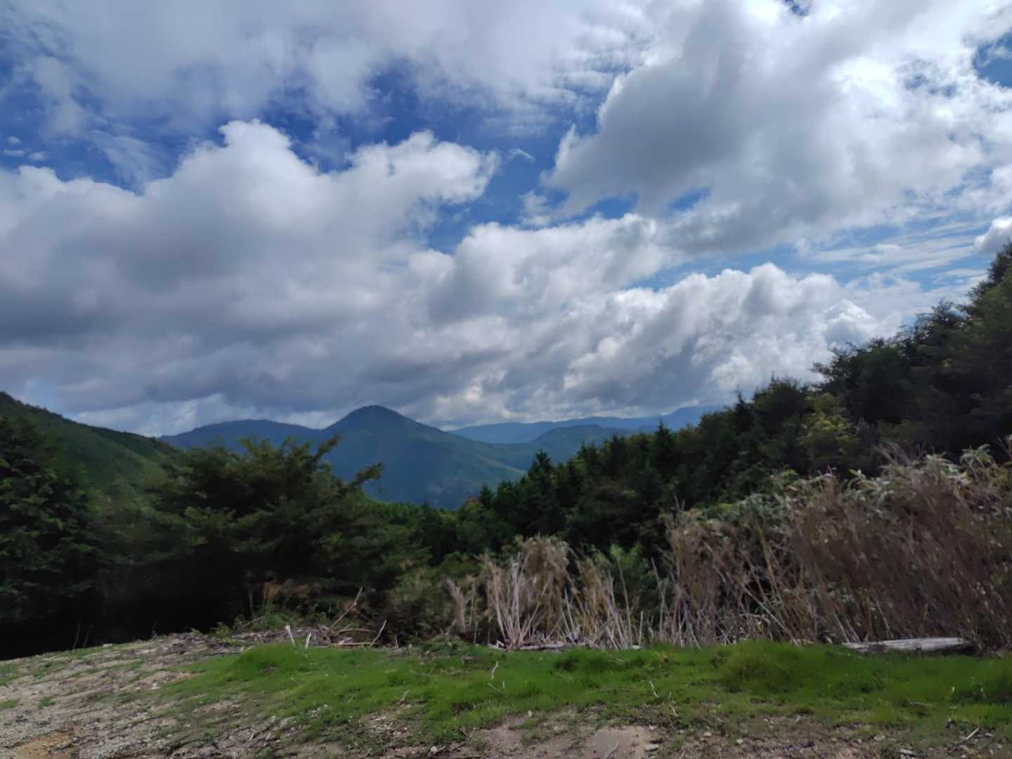 笠菅峠-泉山 往復コースの写真