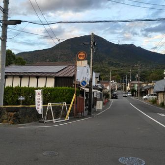 バスターミナルからの筑波山