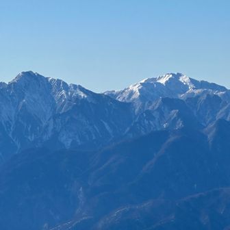 甲斐駒ヶ岳、仙丈ヶ岳？ですか