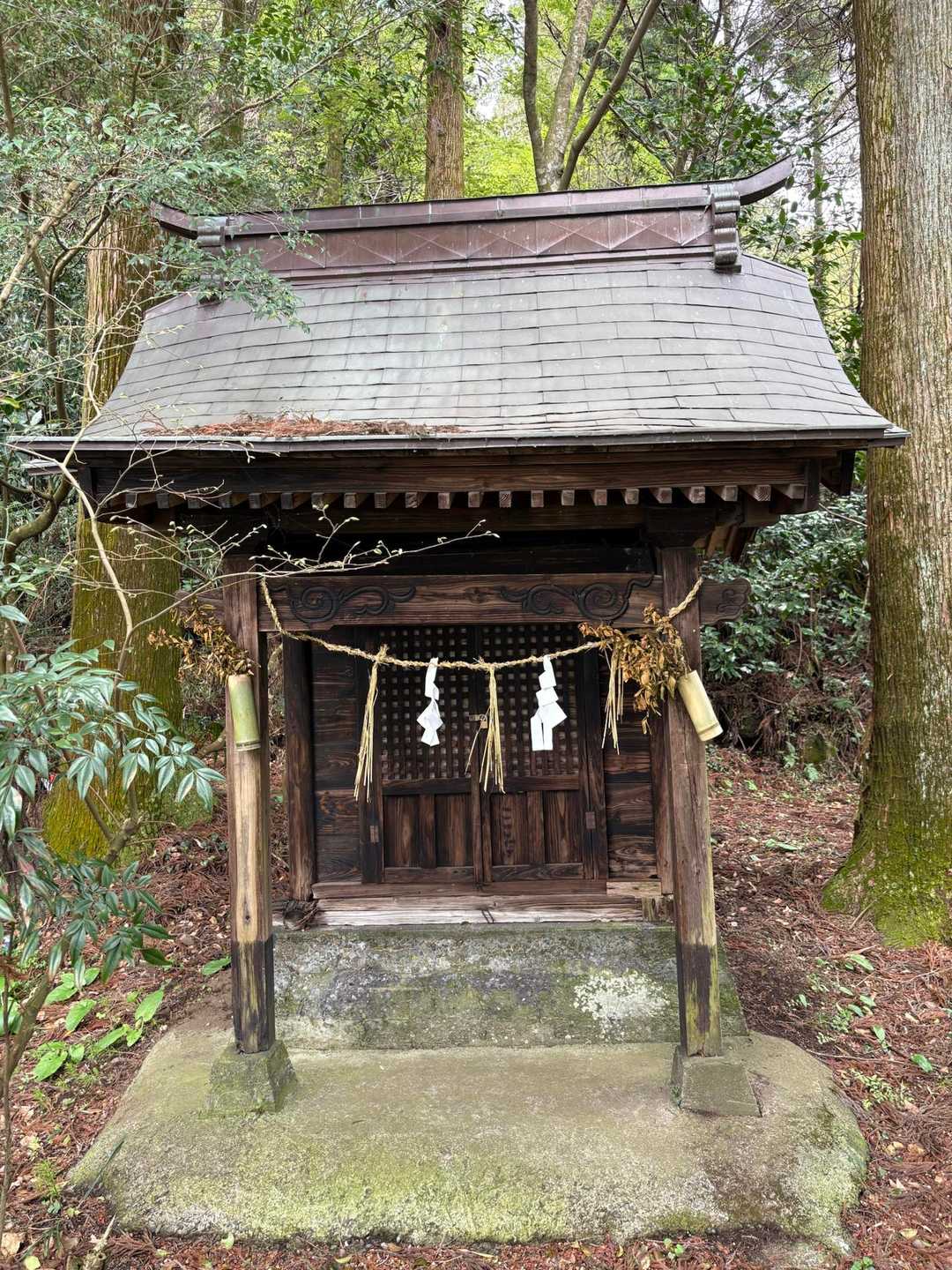 まずは登山口近くの弁財天さんにお参り