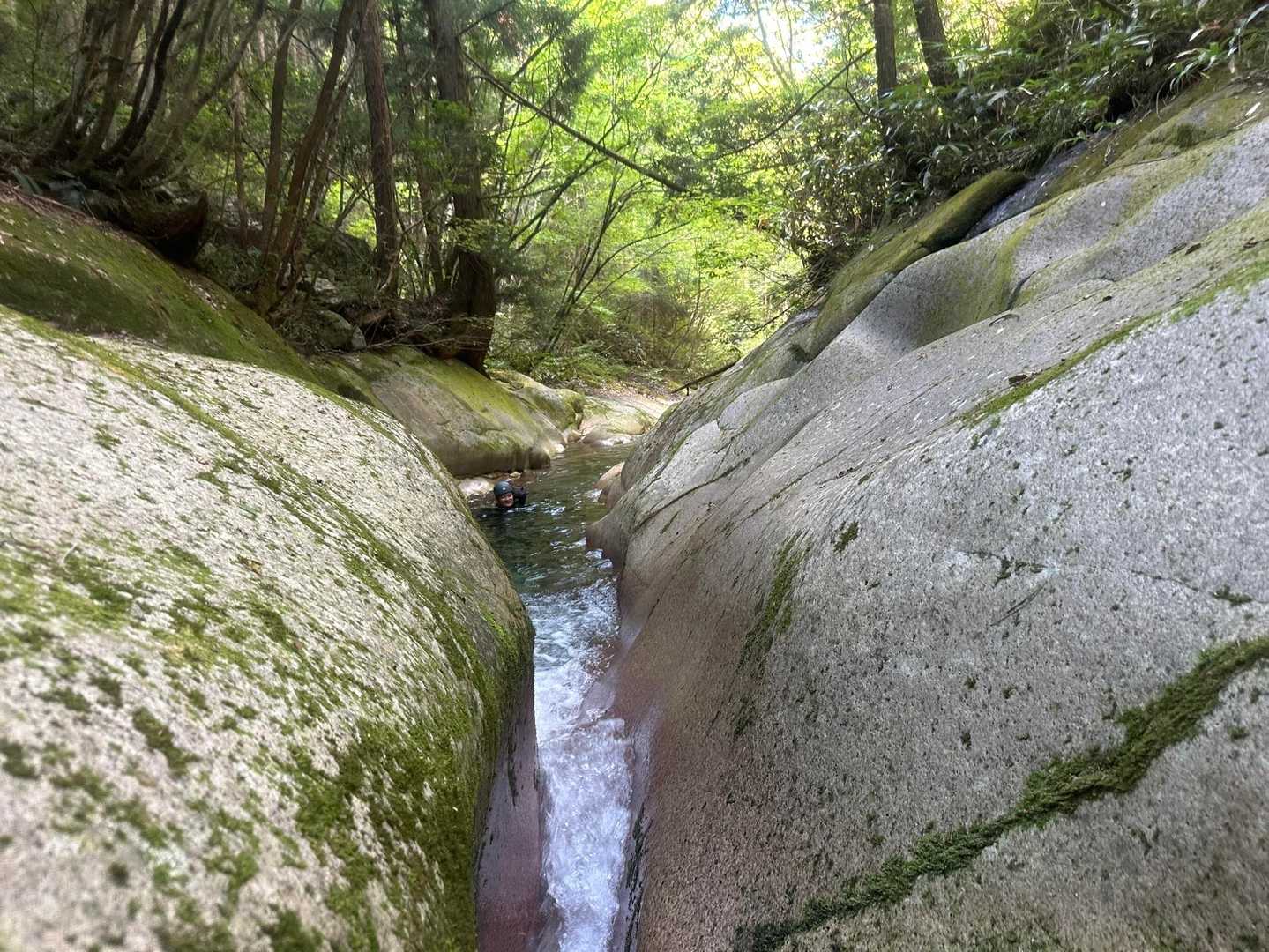 寂地峡入口-みのこし峠-寂地山-犬戻歩道入口 周回コースの写真