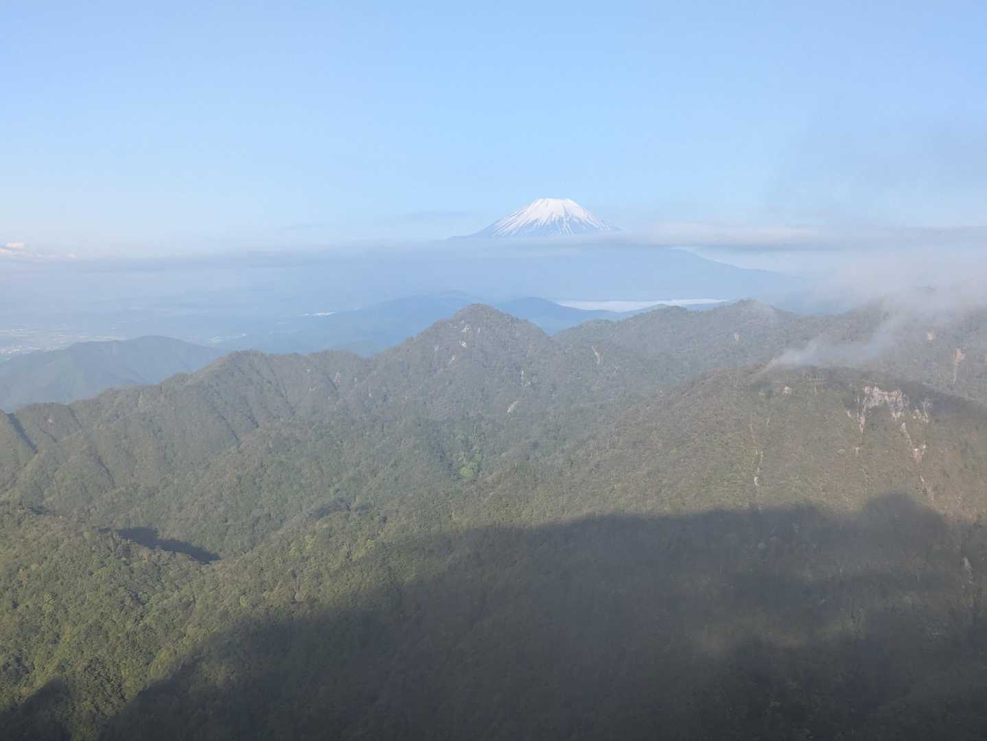 富士山も少し遠くなったかな…