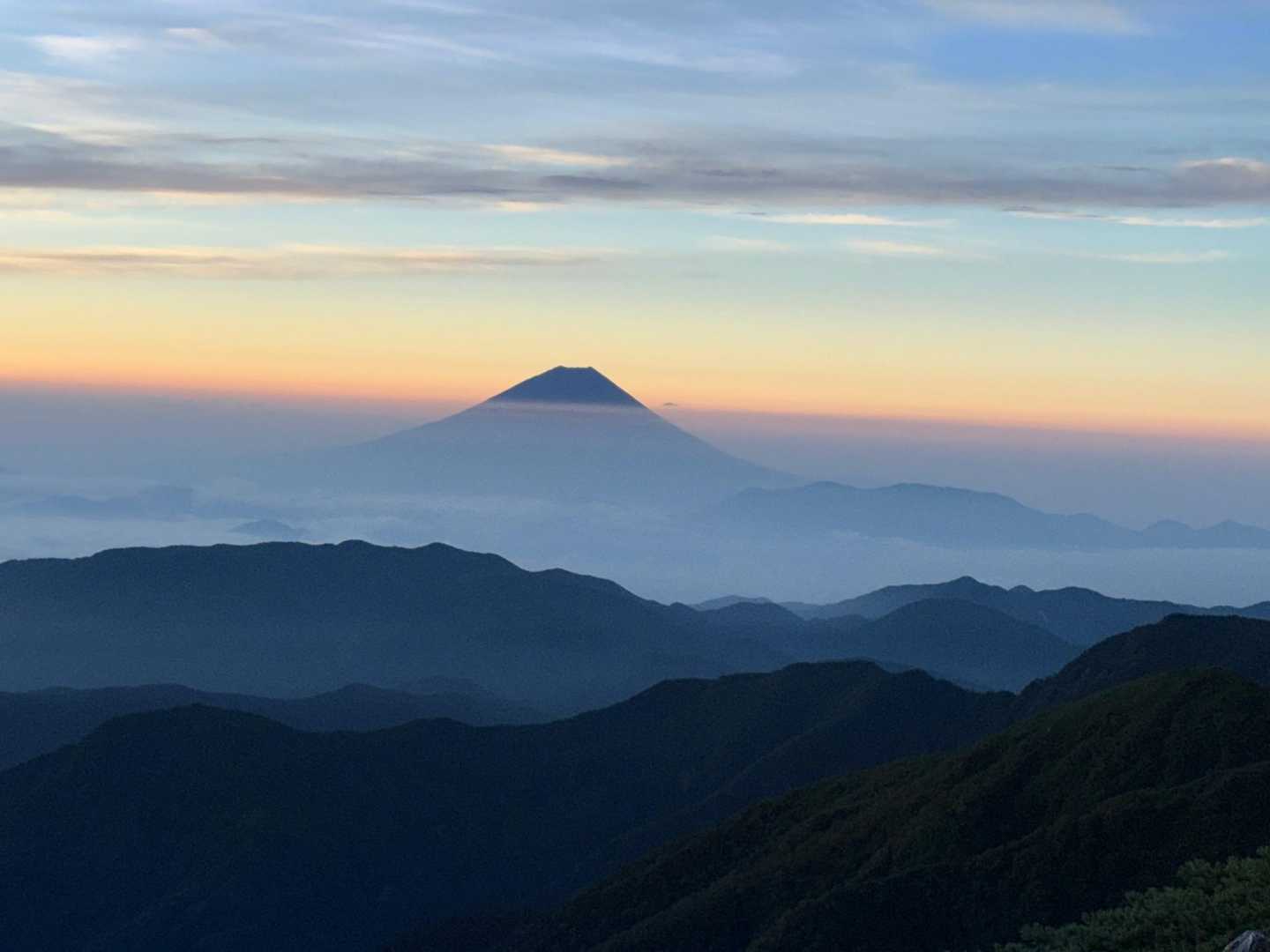 【縦走】北岳→農鳥岳（広河原・奈良田）の写真