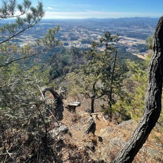 岩場登ったところから