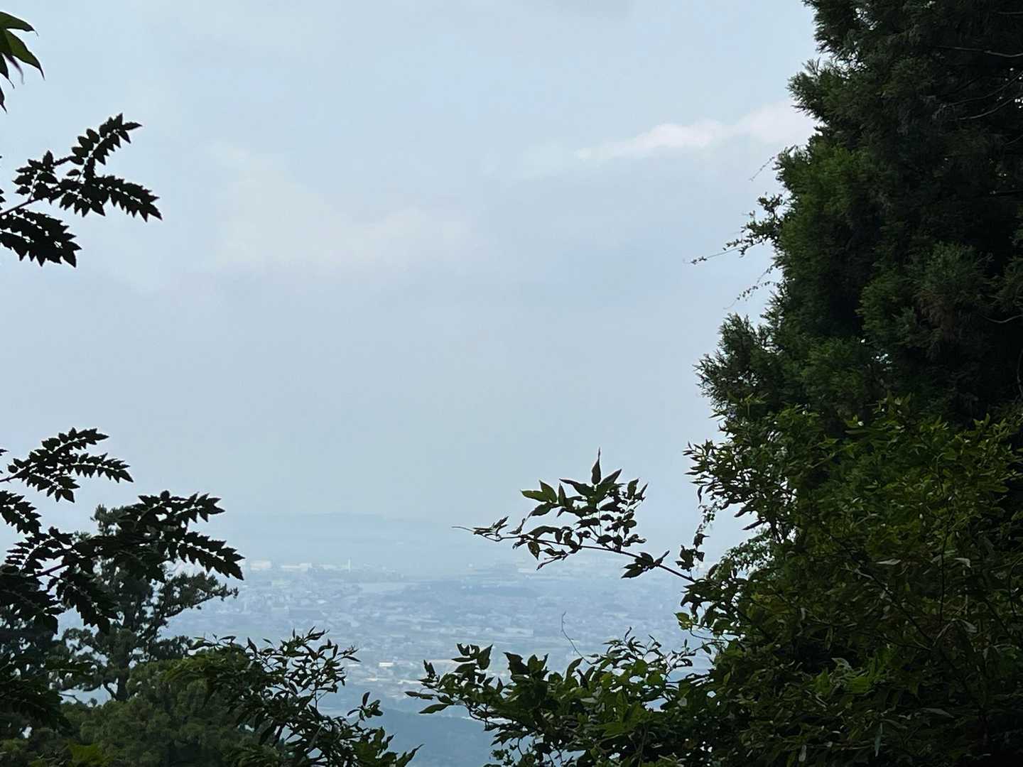 途中から見える景色