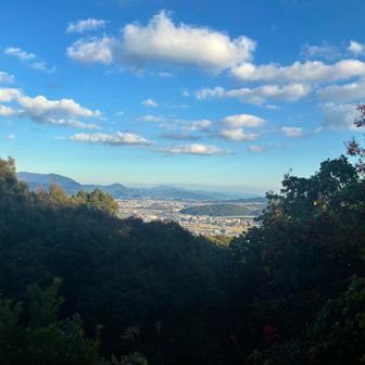 片縄山山頂からの眺め。