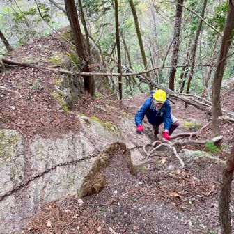 最後の鎖場はなかなかハードでした。