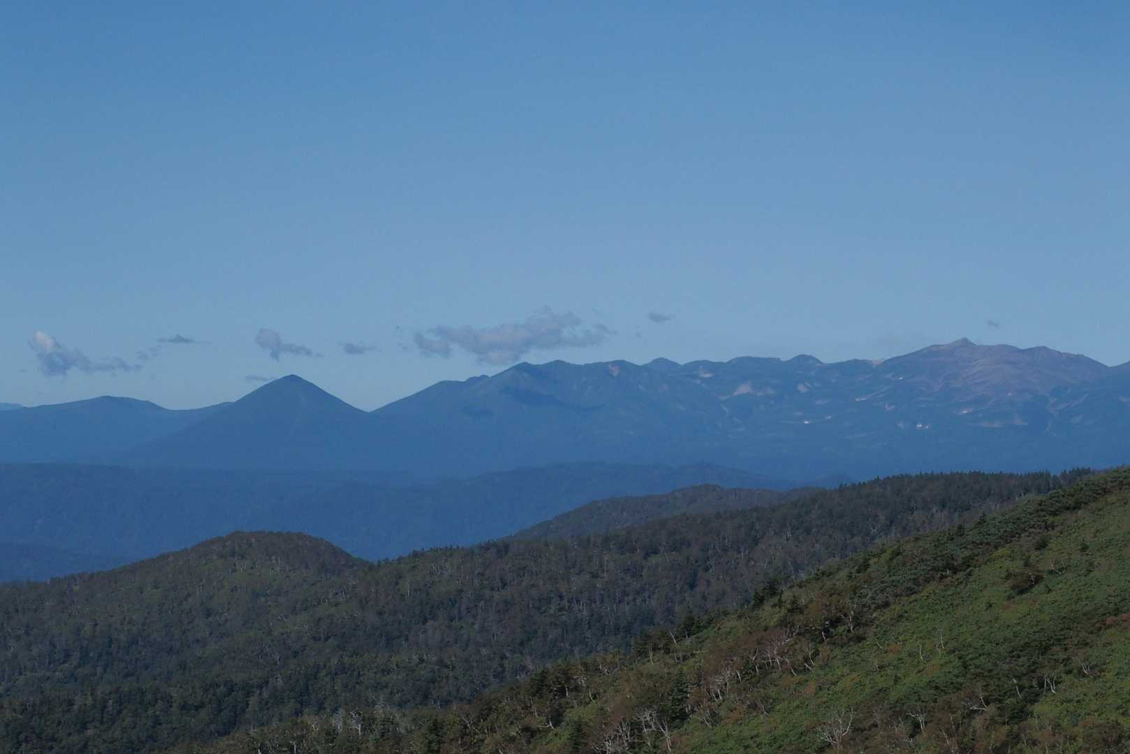 下ホロ～境山、十勝岳。