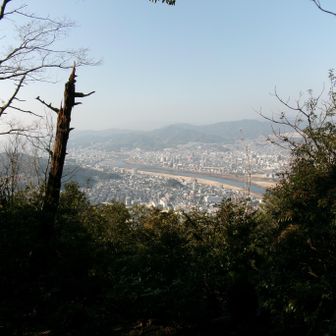 松笠山北峰から