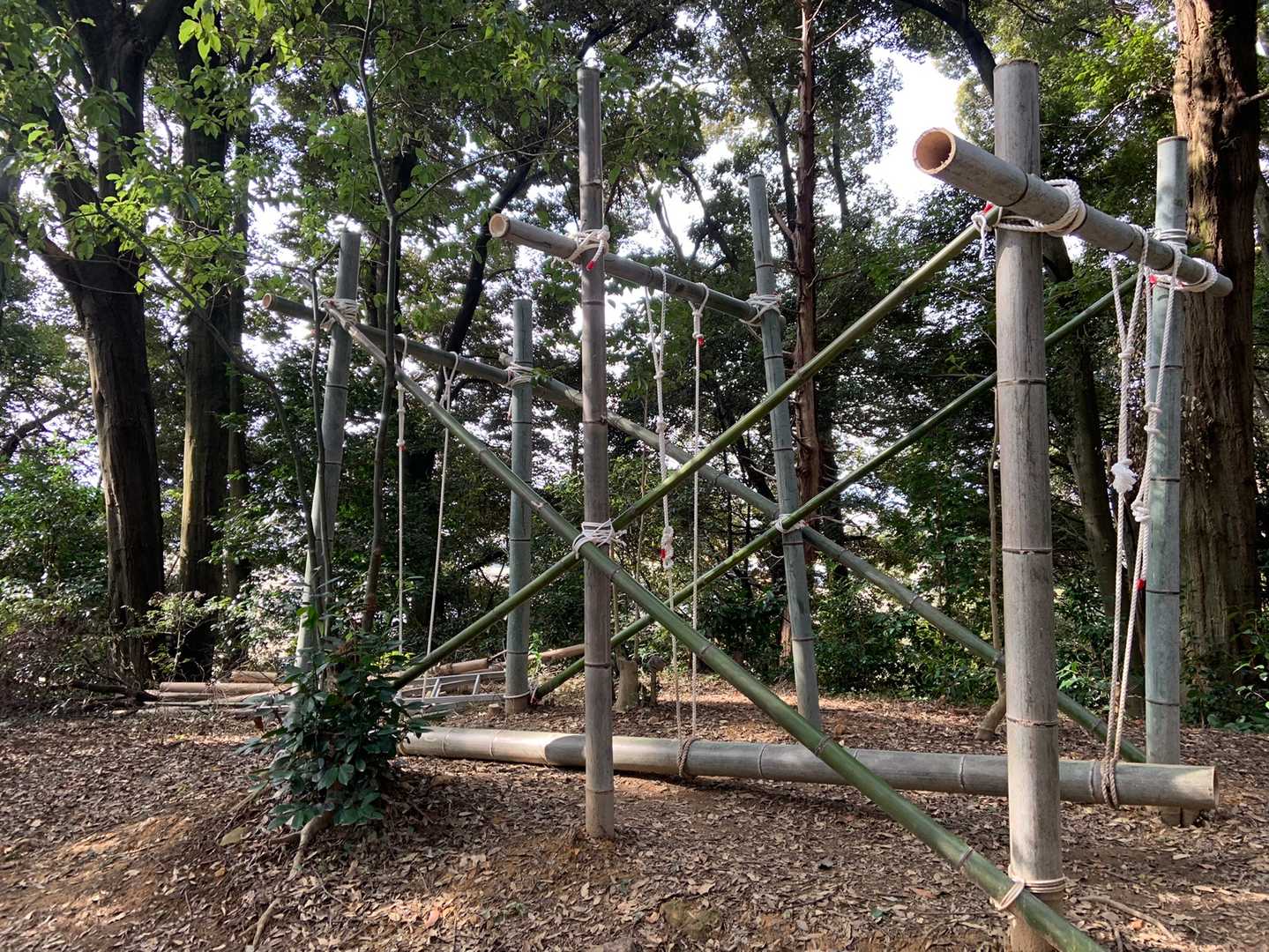 船来山登り口-船来山-郡府山-船来山散策遊歩道入り口 周回コースの写真