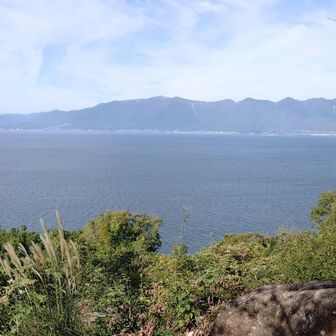 からの眺望
比良山系