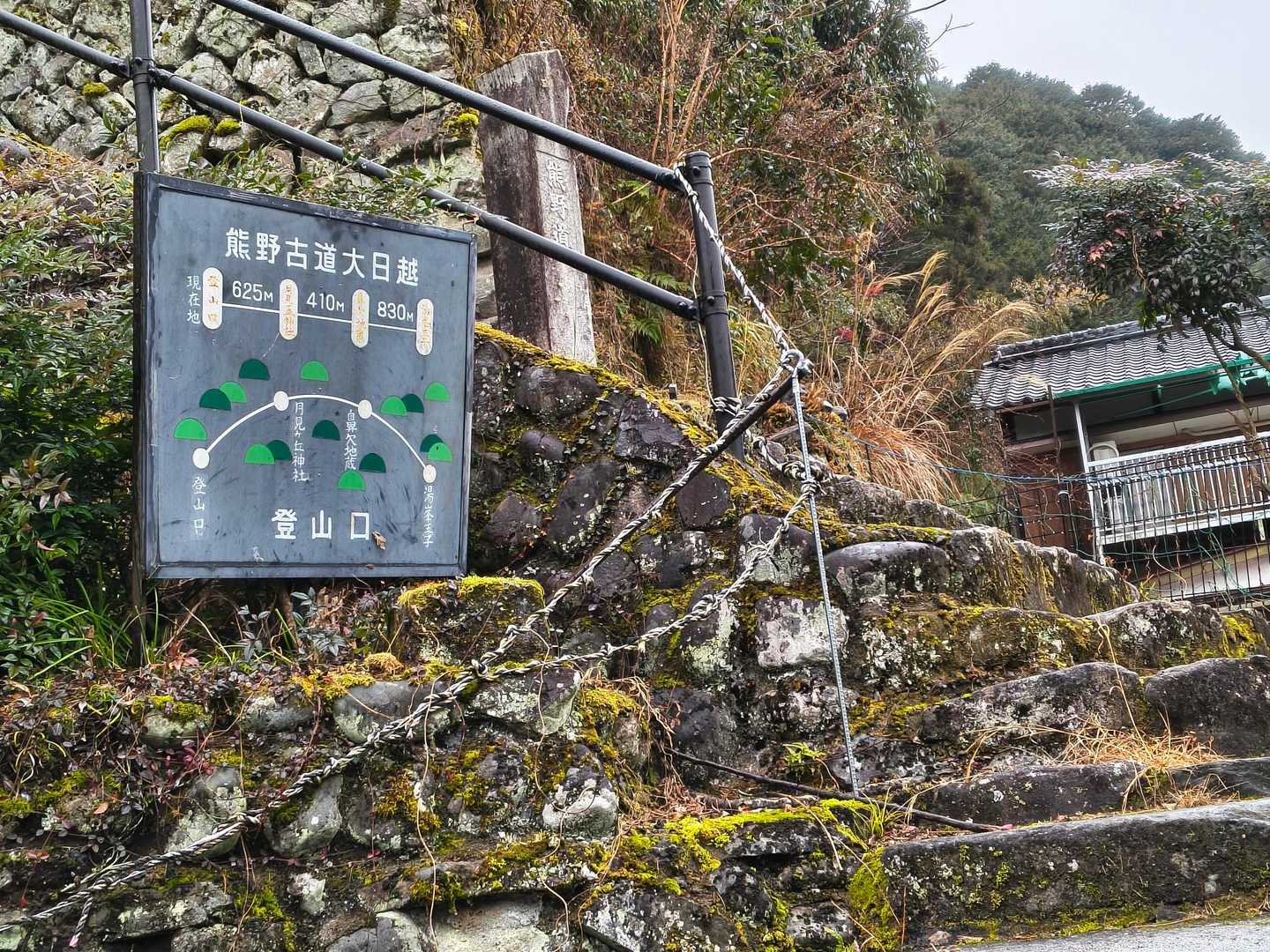 大斎原を抜けて大日越えの登り口