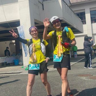  あと10km〜🏃‍♂️行ってきまーす！
この後にもはや何もない所でも躓く始末😂