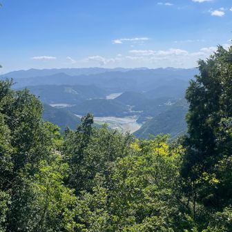 熊野川が見えてきた