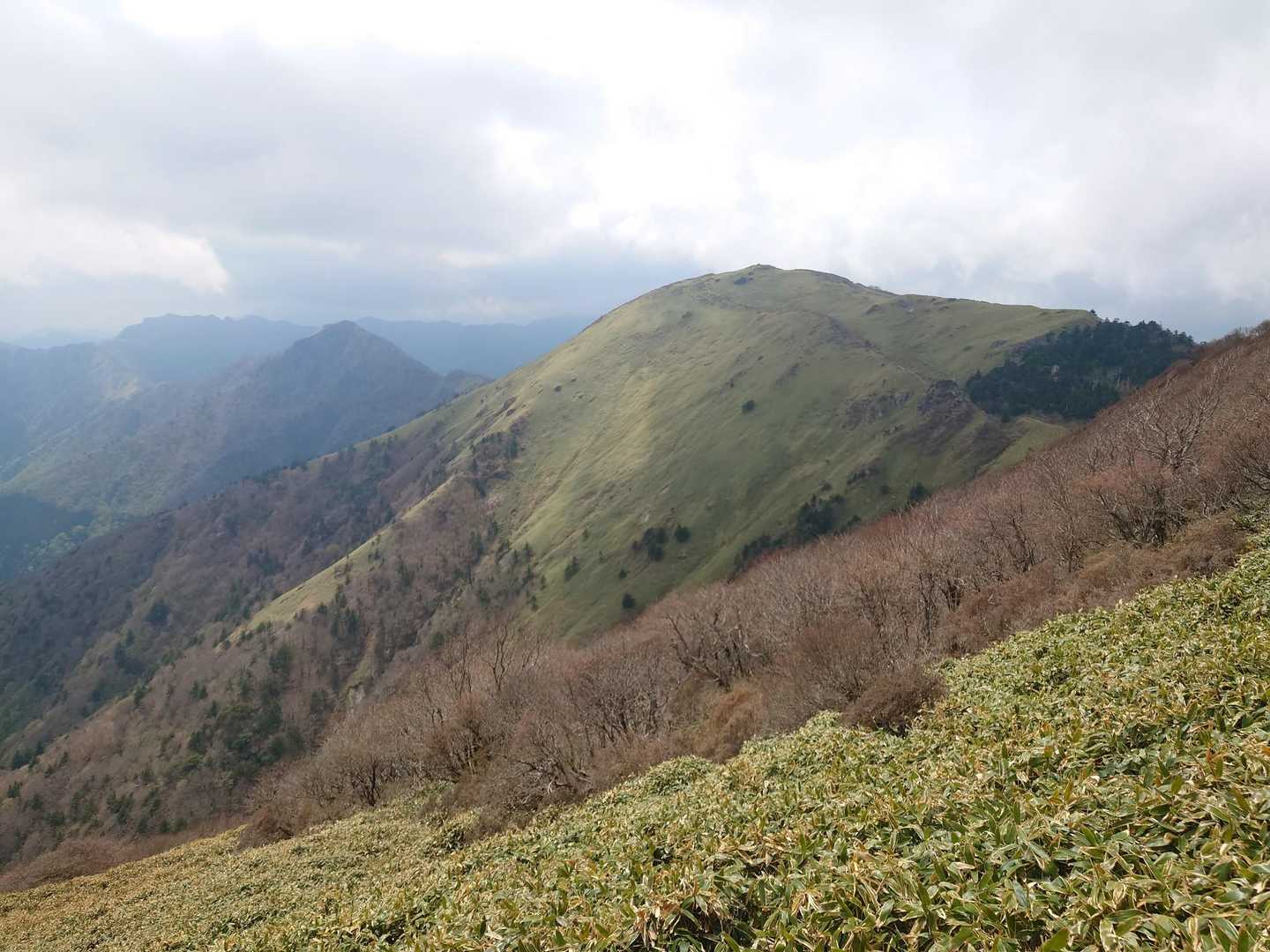笹ヶ峰が雄大