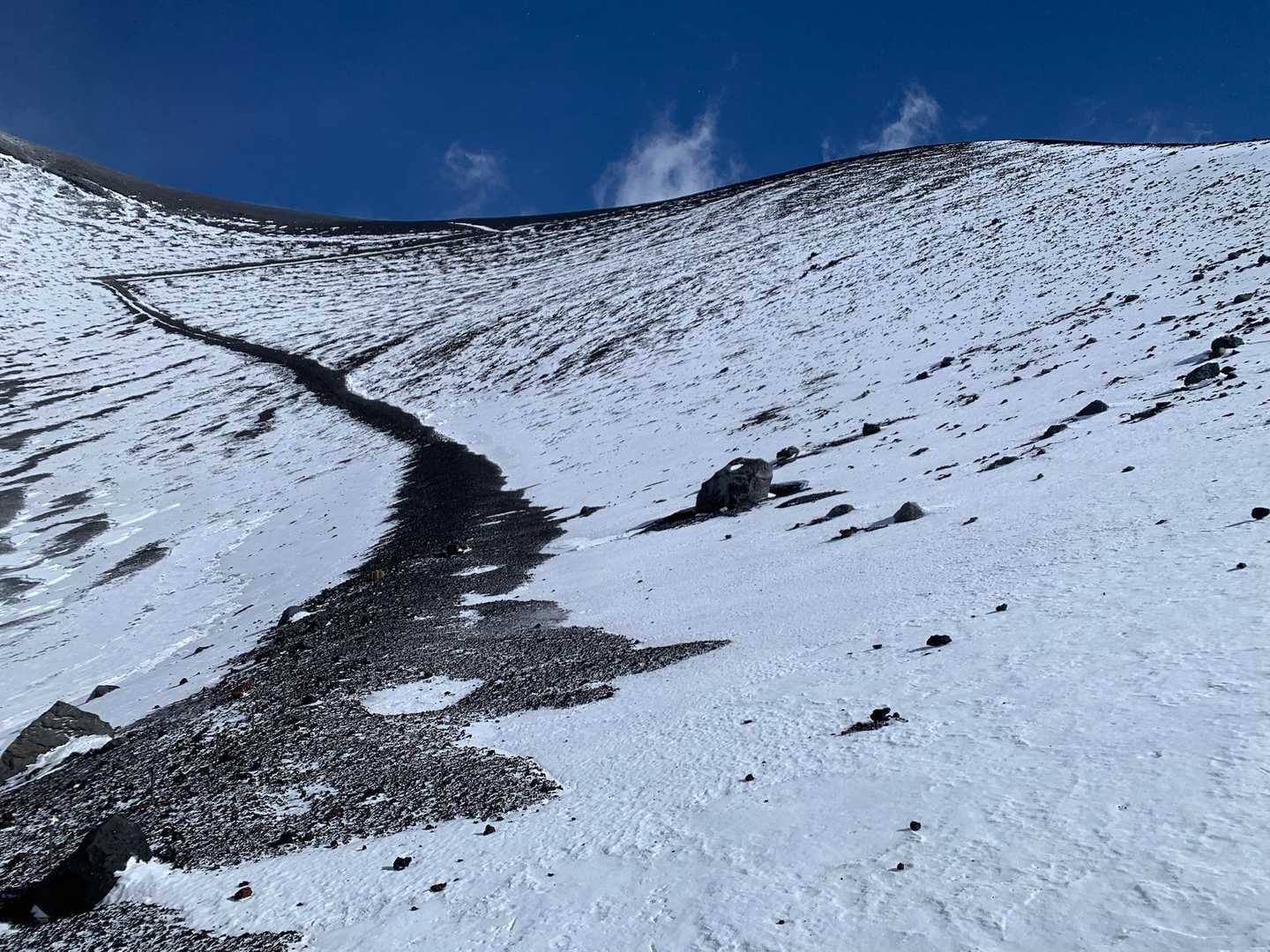 宝永山 往復コースの写真