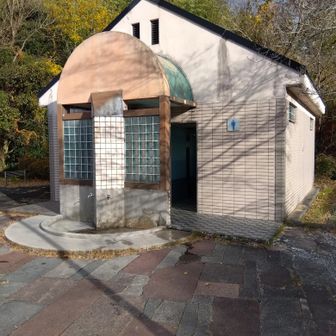 田上公園のトイレ。綺麗でした