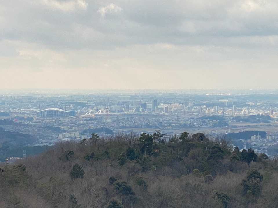 ぼんぼ岩から、豊田市街地方面の眺望👀