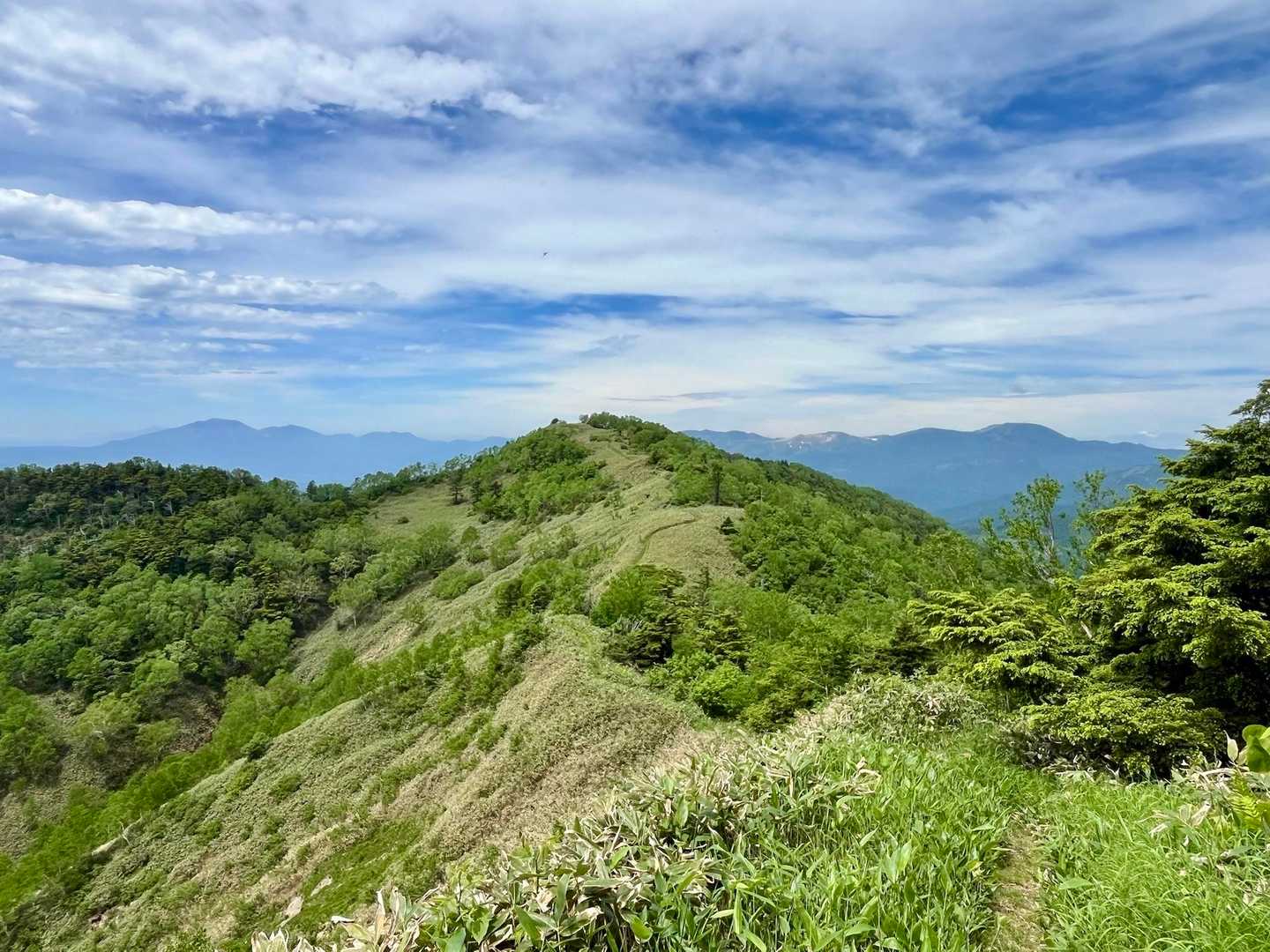 八間山手前。