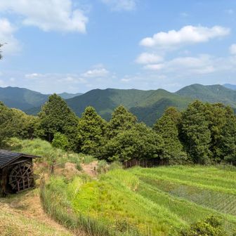 水車もあって好きな景色