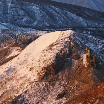 剣ヶ峰、けーくんさん下山かな