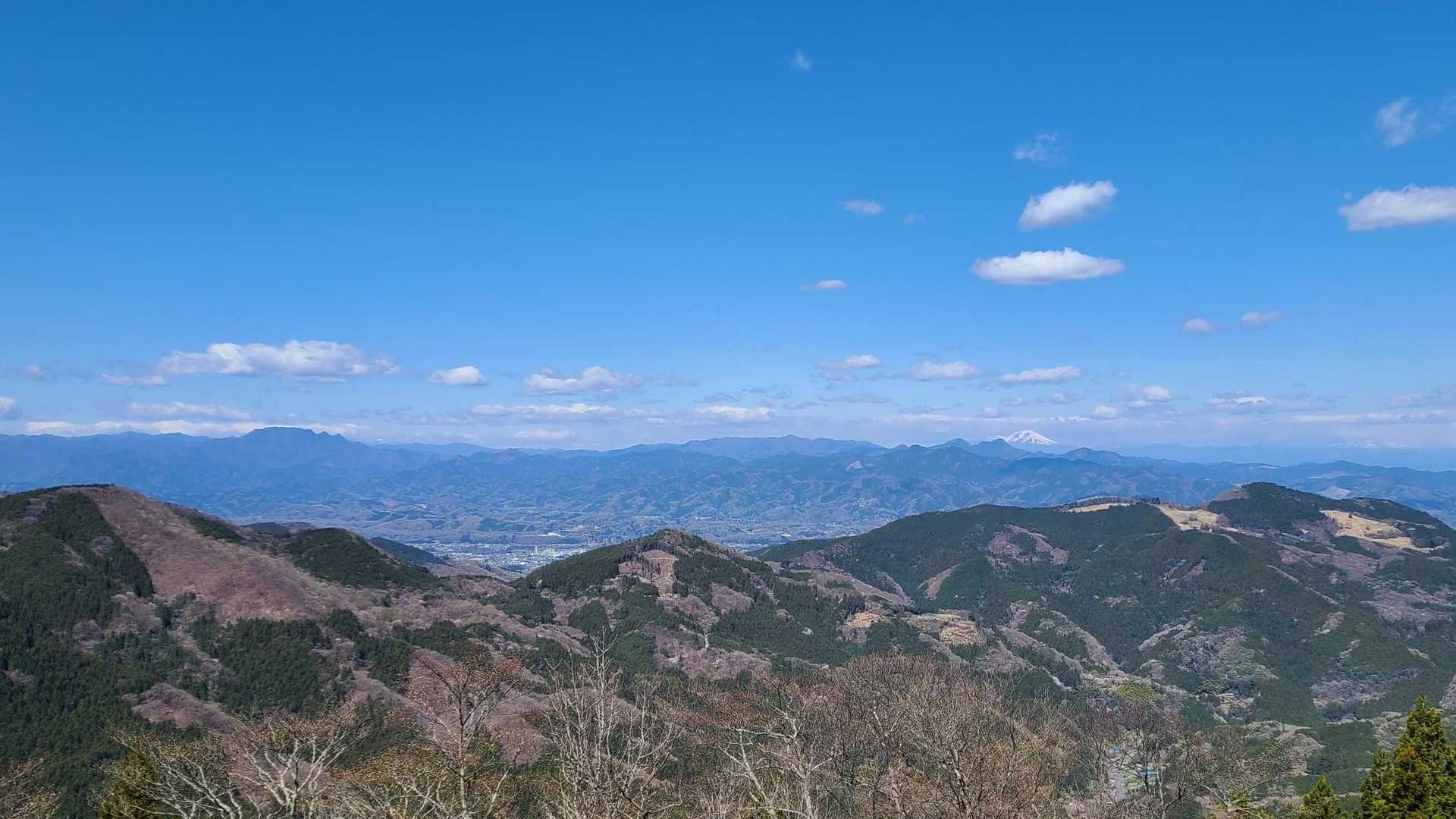 栗山登山口-笠山-笠山峠-七重峠-堂平山 往復コースの写真