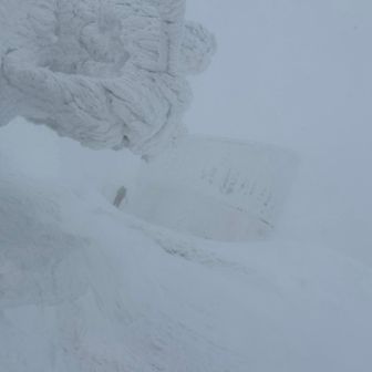 九合目に到着
先行者も撤退を検討されているみたい