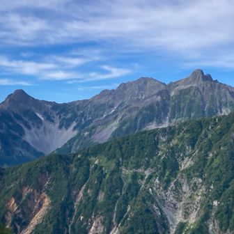 北穂、奥穂、前穂