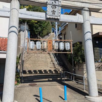 新神戸駅から熊内八幡宮へ