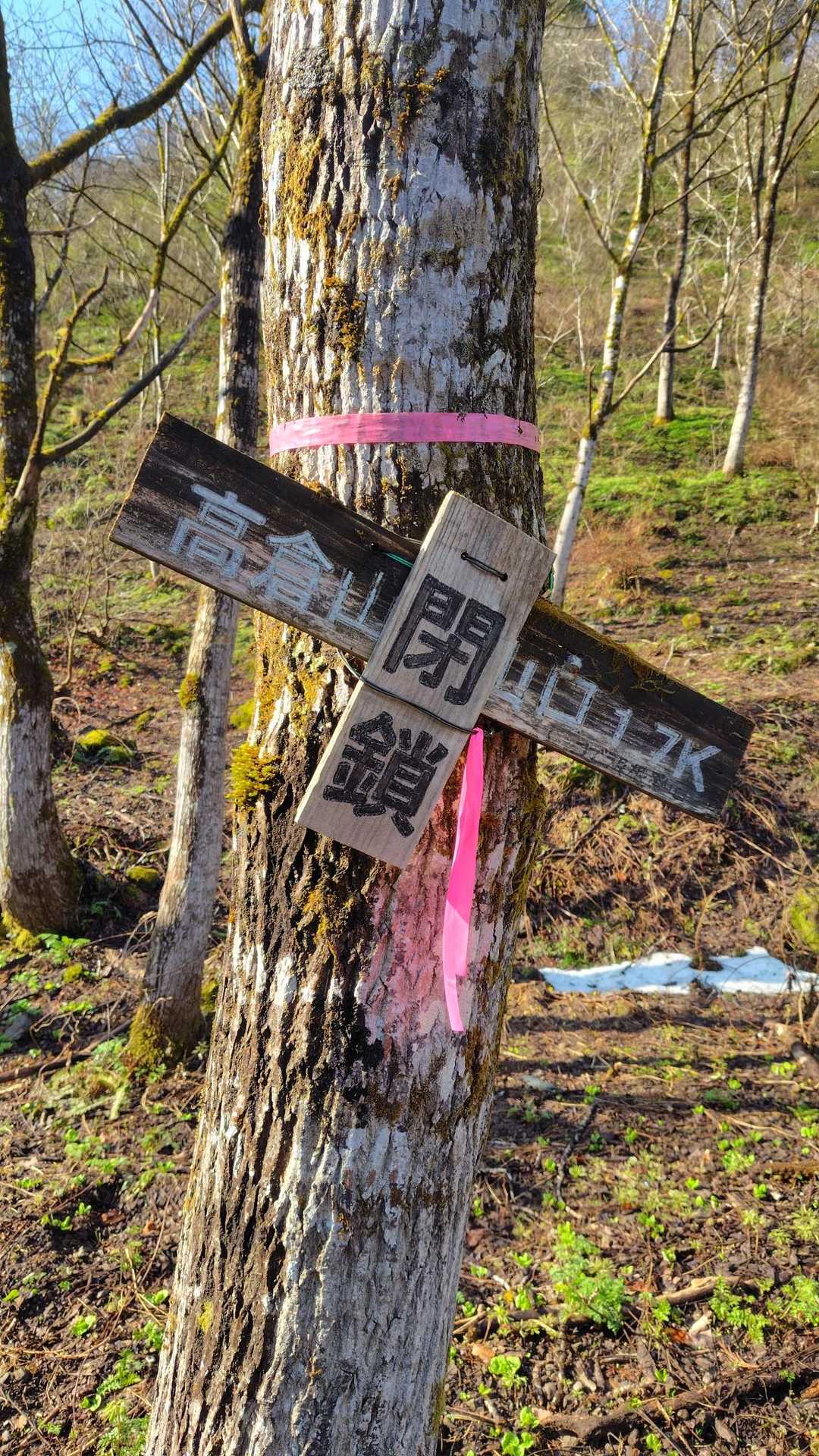 閉鎖なる看板は初めて