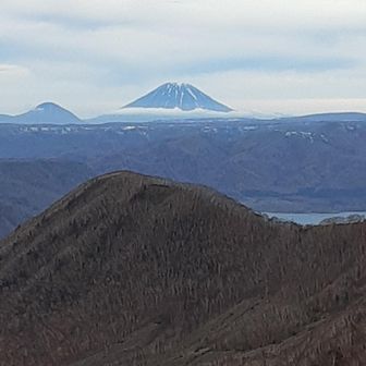 う～～ん　羊蹄山またの名を蝦夷富士　
正式には後方羊蹄山（しりべしやま）
羊蹄とは羊ではなくぎしぎしという草の名前からとられたそうです！帰りの飛行機から見た姿も圧倒的でしたね～
