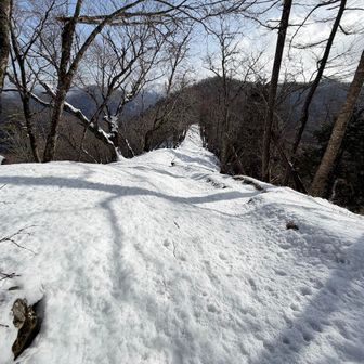 石尾根はノートレースです。