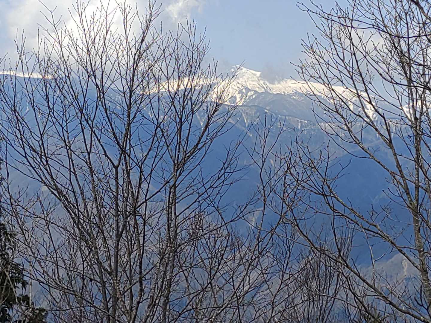 南アルプス悪沢岳？