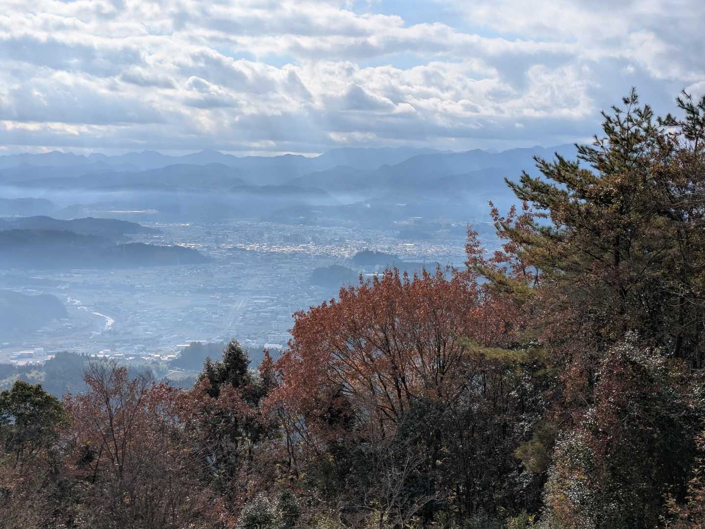 竜体山展望所から
