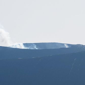 浅間山、火山活動が活発です
