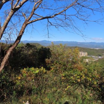 北に工石山方面