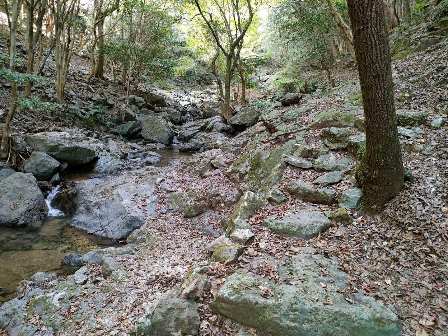 もうじき雄滝か。