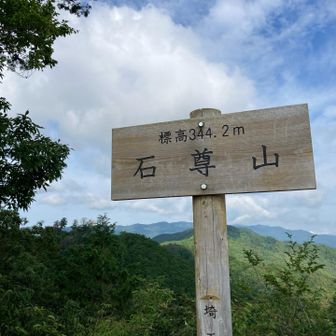 石尊山手前の登りが楽しい😃