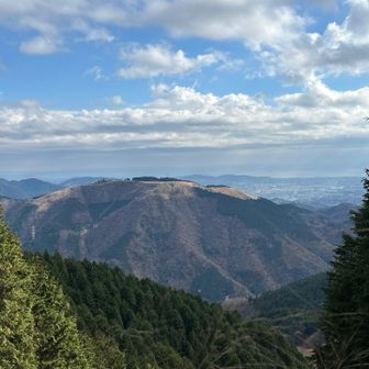 あの真ん中が台地みたいになってるところはどこかな？
３日後に気づきました💦大野山かも？