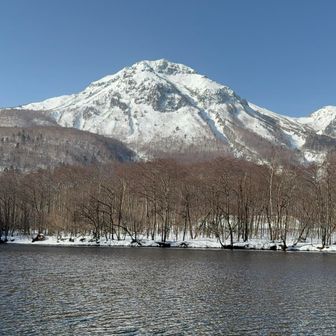 大正池から焼岳