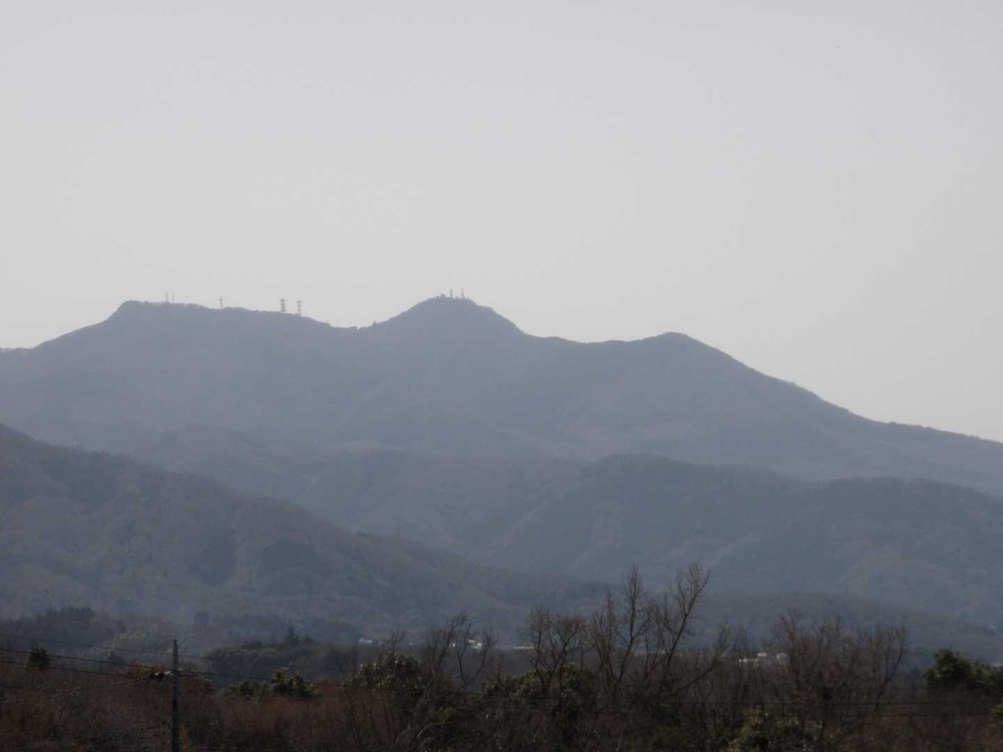 岩瀬駅-御嶽山登山口-御嶽山-雨引山-燕山-加波山 縦走コースの写真