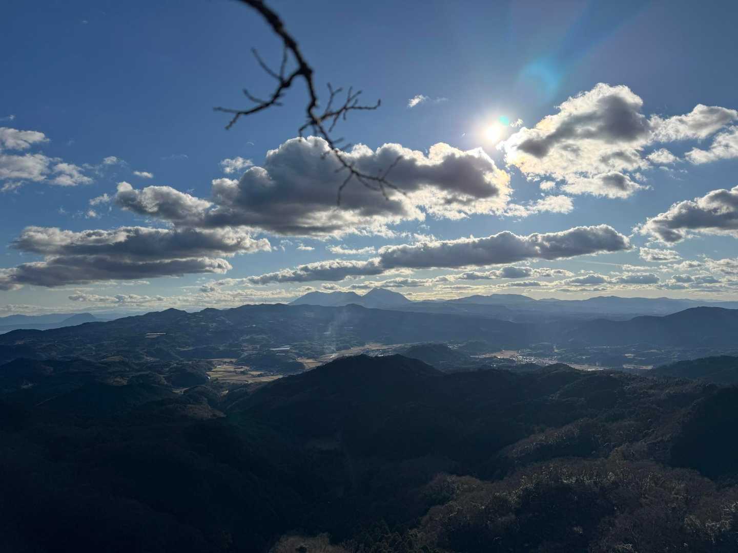 鶴見岳、由布岳