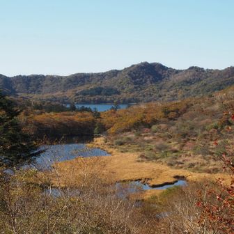 鳥居峠から覚満淵